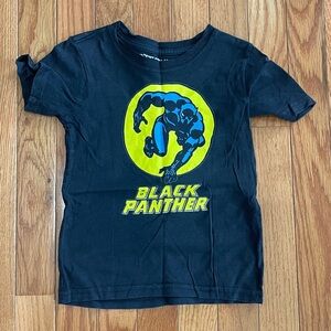 Marvel Black Panther Kids Tee - Black and Yellow